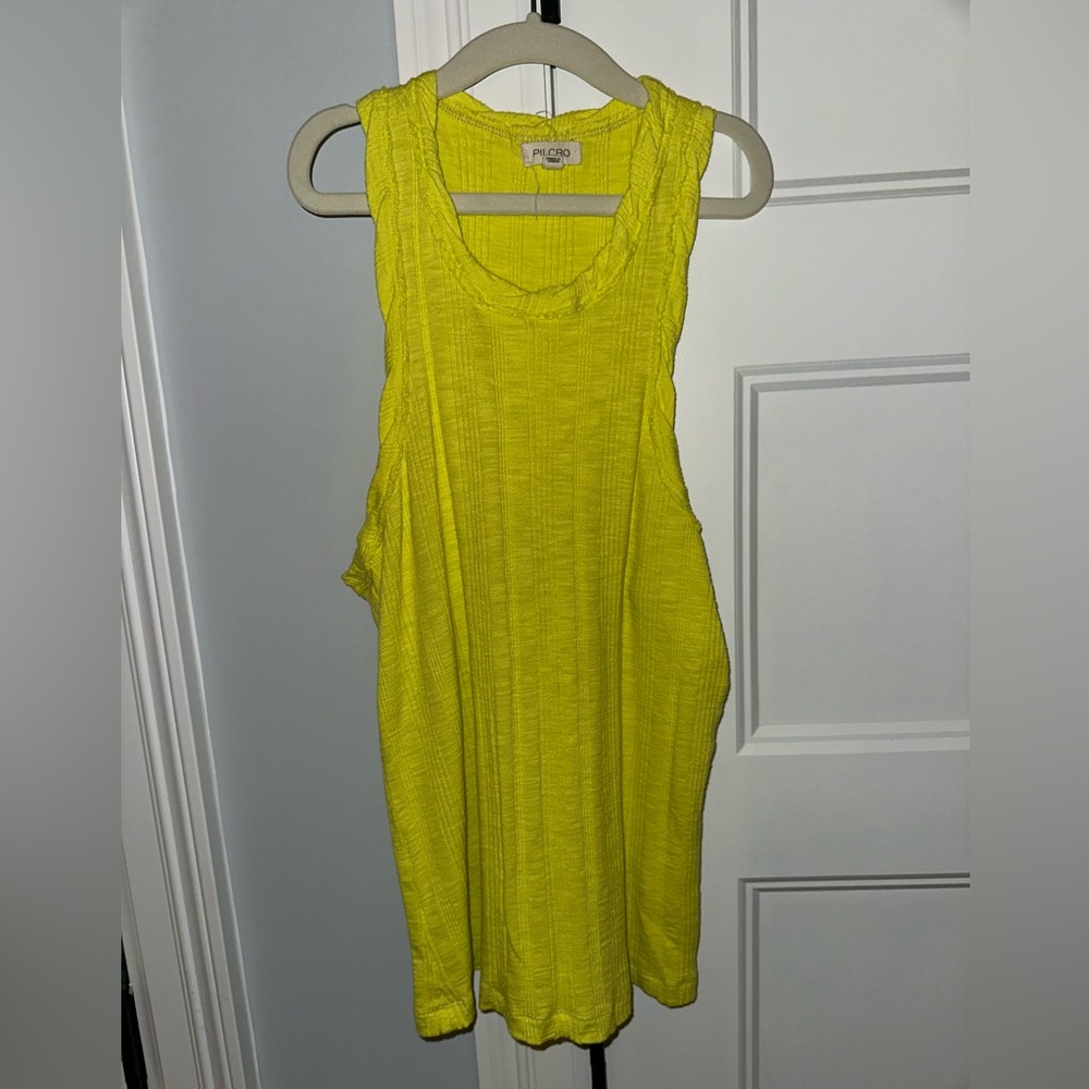 Pilcro Bright Yellow Tank Top